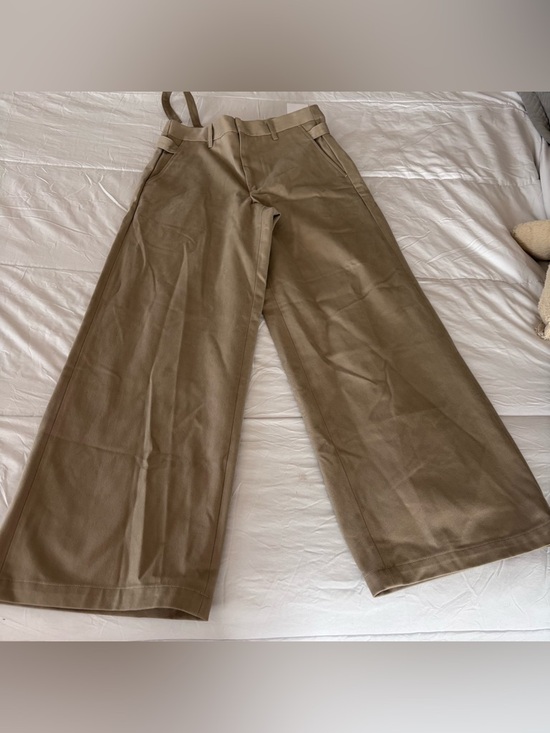 Agolde Pants - NWT Agolde Marika pant  Wide Leg Chino Pants - Khaki size 27